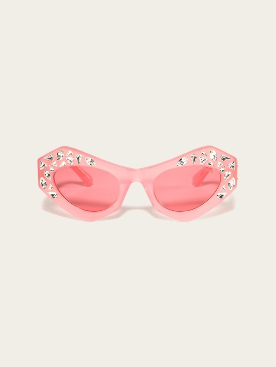 Rare Emilio Pucci EP 0239 72S Shiny Light Pink Sunglasses Woman Limited Edition